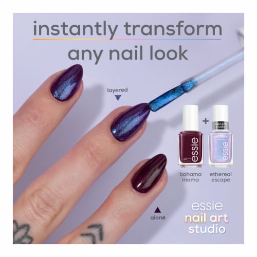 Essie Nail Art Studio Special Effects Vegan Nail Polish Ethereal Escape Perspective: left