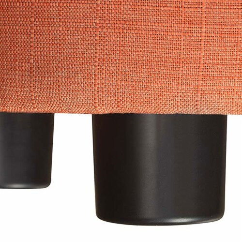 Coral storage ottoman deals