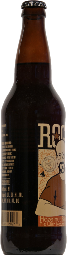 Rogue Hazelnut Brown Beer Perspective: left