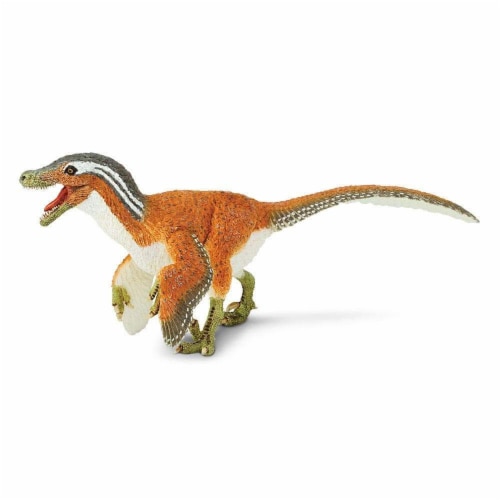 Feathered Velociraptor Toy Perspective: left