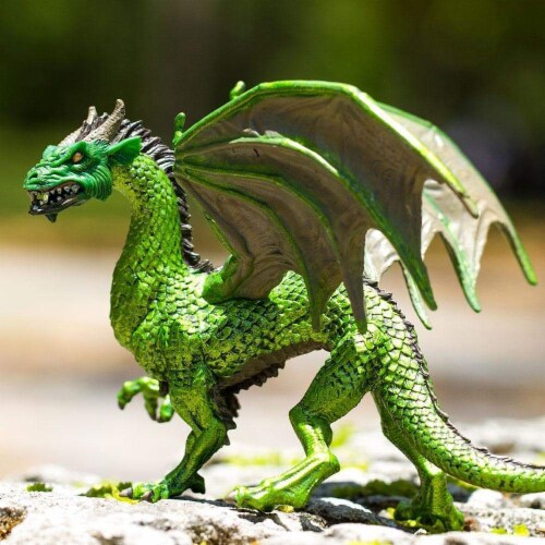 Forest Dragon Toy Perspective: left