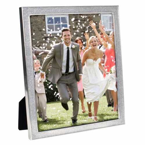 Malden® Glitter Metal Picture Frame Perspective: left