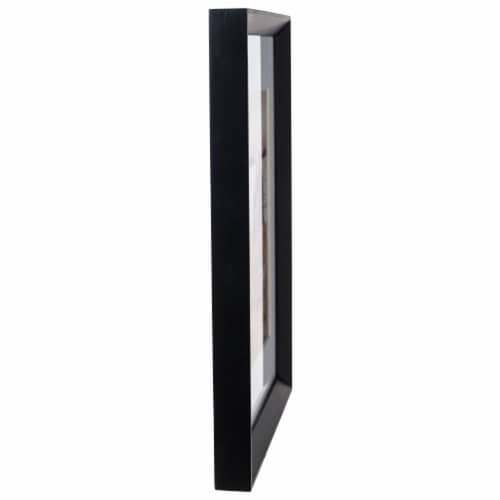 Malden Black Wedge Picture Frame Perspective: left