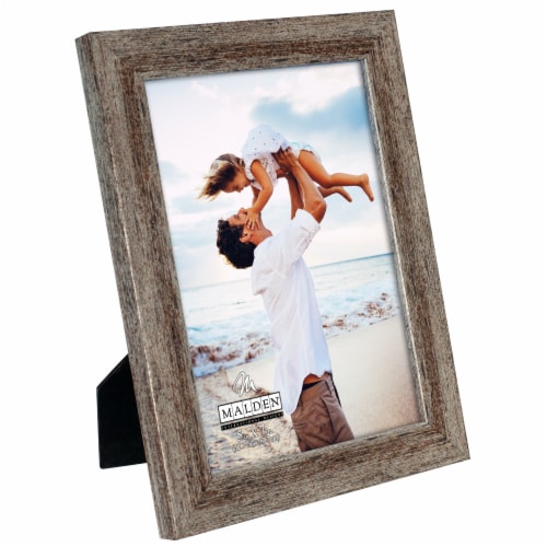 Malden Linear Champagne Picture Frame Perspective: left
