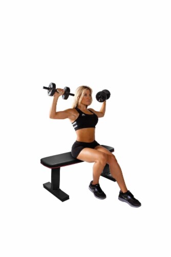 Marcy Home Gym Exercise Fitness Training Workout Flat Board Weight Lifting Bench Perspective: left