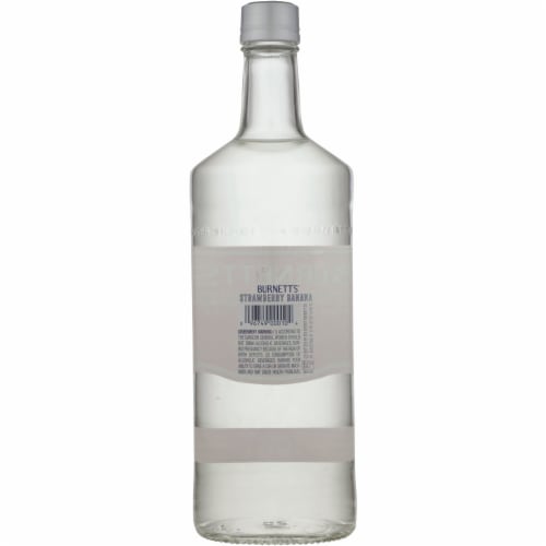 Burnett's Strawberry Banana Flavored Vodka Perspective: left
