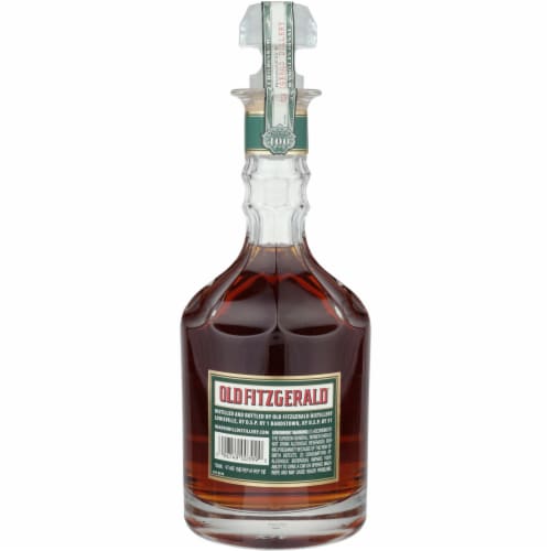 Old Fitzgerald Aged 17 Years Bottled in Bond Kentucky Straight Bourbon Whiskey Perspective: left