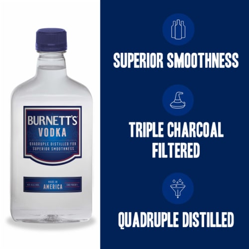 Burnett's Vodka Perspective: left
