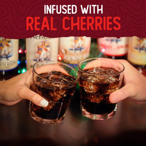 Admiral Nelson's Cherry Spiced Rum Perspective: left