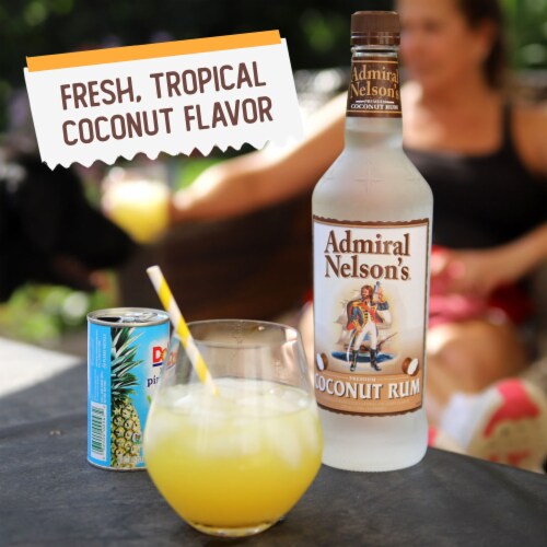 Admiral Nelson's Coconut Rum Perspective: left