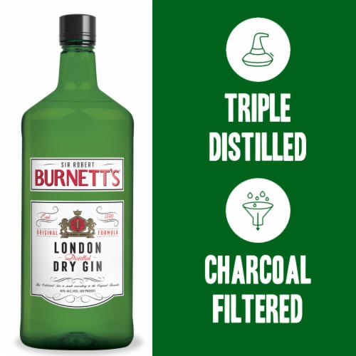 Burnett's London Dry Gin Perspective: left