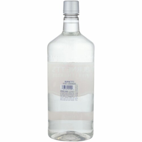 Burnett's Pink Lemonade Flavored Vodka Perspective: left