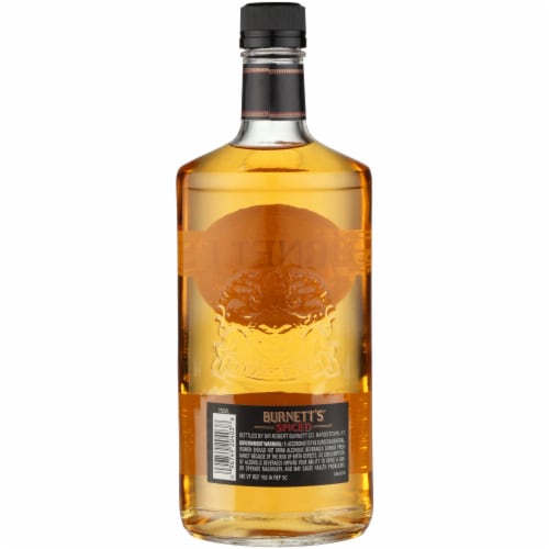 Burnett's Spiced Rum Perspective: left