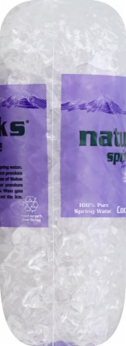 Natural Rocks® Spring Water Ice Cocktail Style Cubes Perspective: left