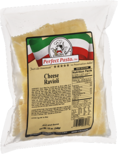 Perfect Pasta Cheese Ravioli Perspective: left
