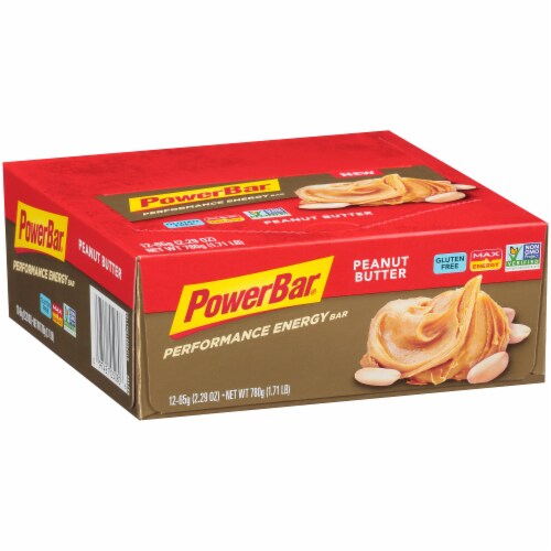 PowerBar Peanut Butter Performance Energy Bars Perspective: left