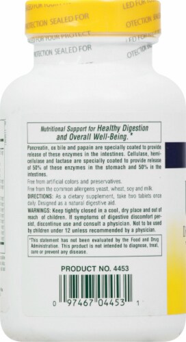 Natures Plus Ultra-Zyme® Maximum Strength Digestive Aid Tablets Perspective: left