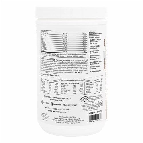 Natures Plus® Spiru-Tein® Chocolate Shake Perspective: left