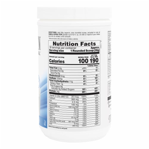 Natures Plus® Spiru-Tein® Vanilla Shake Perspective: left