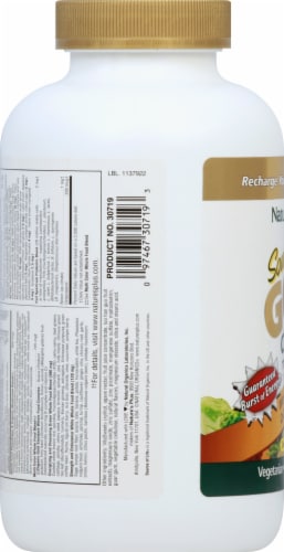Natures Plus Source of Life GOLD Chewable Tropical Fruit Multi-Vitamin Perspective: left