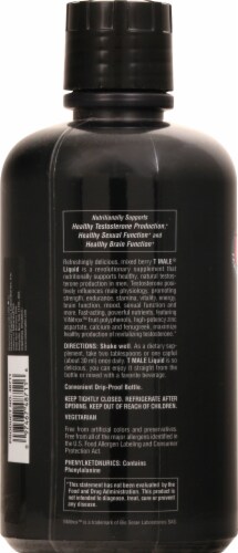 Natures Plus T Male Mixed Berry Liquid Testosterone Boost Perspective: left