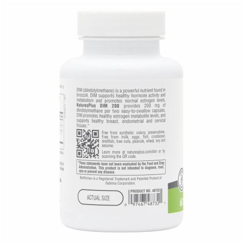 NaturesPlus® PRO DIM 200 Dietary Supplement- 200mg Perspective: left