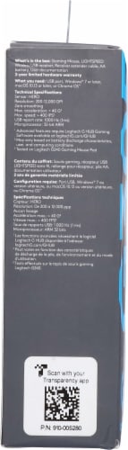 Logitech™ Wireless Gaming Optical Mouse - Black Perspective: left