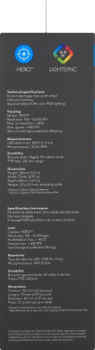 Logitech G502 HERO High Performance Gaming Mouse Perspective: left