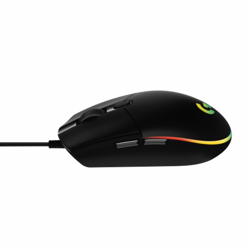 Logitech Light Sync Wired Mouse Perspective: left