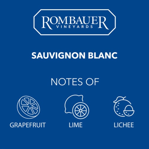 Rombauer Vineyards Sauvignon Blanc California White Wine Perspective: left