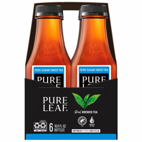Pure Leaf® Zero Sugar Sweet Iced Tea Multipack Bottles Perspective: left
