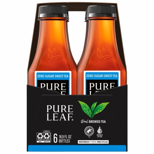 Pure Leaf® Zero Sugar Sweet Iced Tea Multipack Bottles Perspective: left