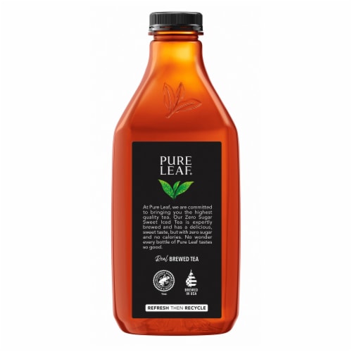 Pure Leaf® Zero Sugar Sweet Iced Tea Carton Perspective: left