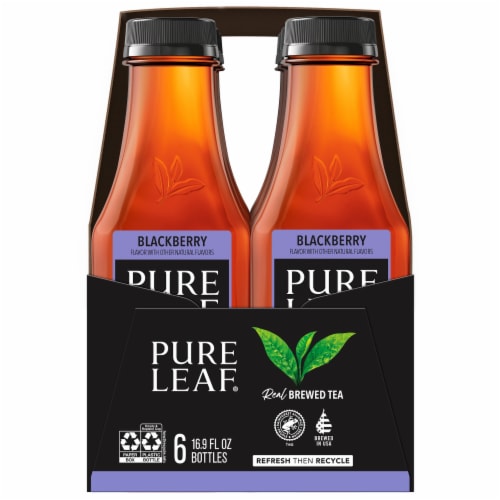 Pure Leaf® Blackberry Black Iced Tea Multipack Bottles Perspective: left