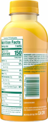 Starbucks® Pineapple Passionfruit Paradise Carton Perspective: left