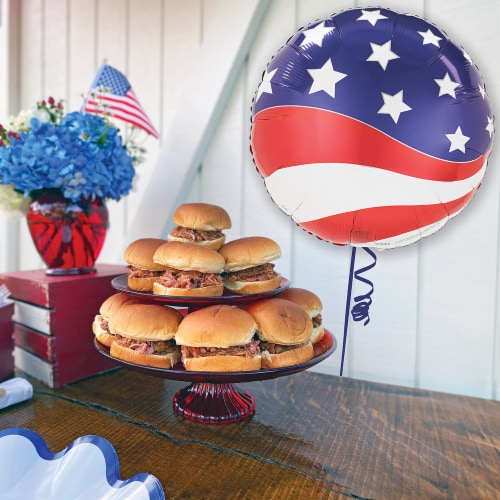 USA Flag HELIUM FILLED BALLOON Perspective: left