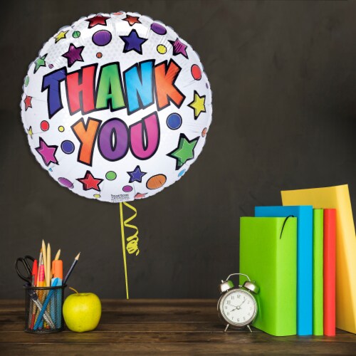THANK YOU! Helium Filled Balloon Perspective: left