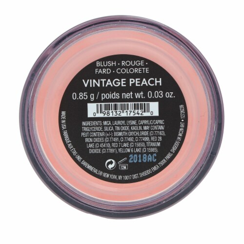 bareMinerals Blush Vintage Peach 0.03 oz Perspective: left