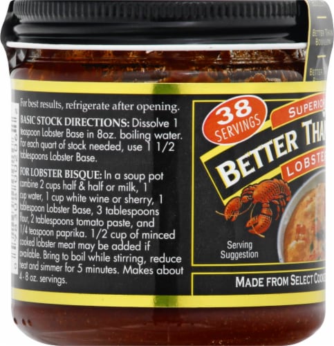 Better Than Bouillon Lobster Base Perspective: left