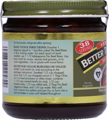 Better Than Bouillon® Vegetarian No Beef Base Perspective: left