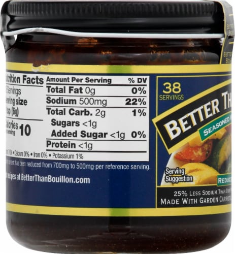 Better Than Bouillon  Vegetable Base Perspective: left