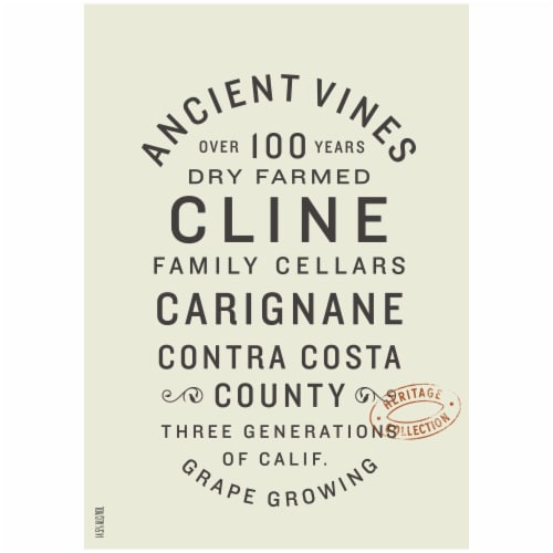 Cline Ancient Vines Carignane California Red Wine Perspective: left
