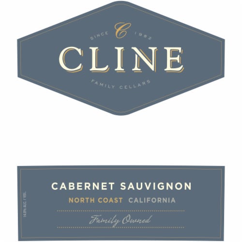 Cline Cabernet Sauvignon California Red Wine Perspective: left