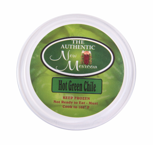 The Authentic New Mexican Frozen Hot Green Chile Perspective: left