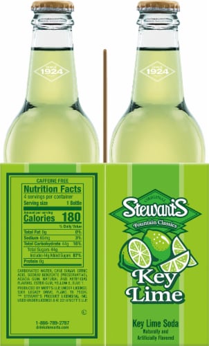 Stewart's Key Lime Soda Perspective: left