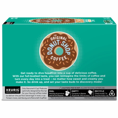 The Original Donut Shop® Decaf Medium Roast Keurig® K-Cup® Coffee Pods Perspective: left