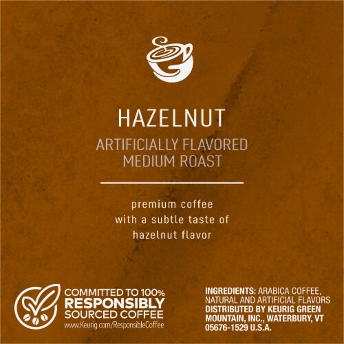 Gloria Jean's® Hazelnut Coffee K-Cup Pods Perspective: left