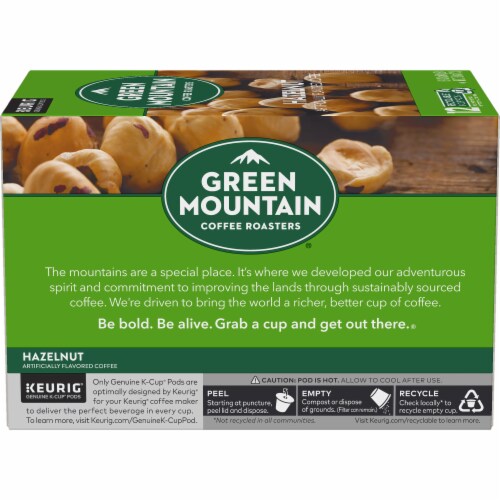 Green Mountain Coffee Roasters® Light Roast Hazelnut K-Cup® Coffee Pods Perspective: left
