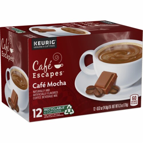 Cafe Escapes Dark Chocolate Hot Cocoa K-cups - 24 count