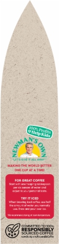 Newman's Own Organic Breakfast Blend Ground Coffee Perspective: left